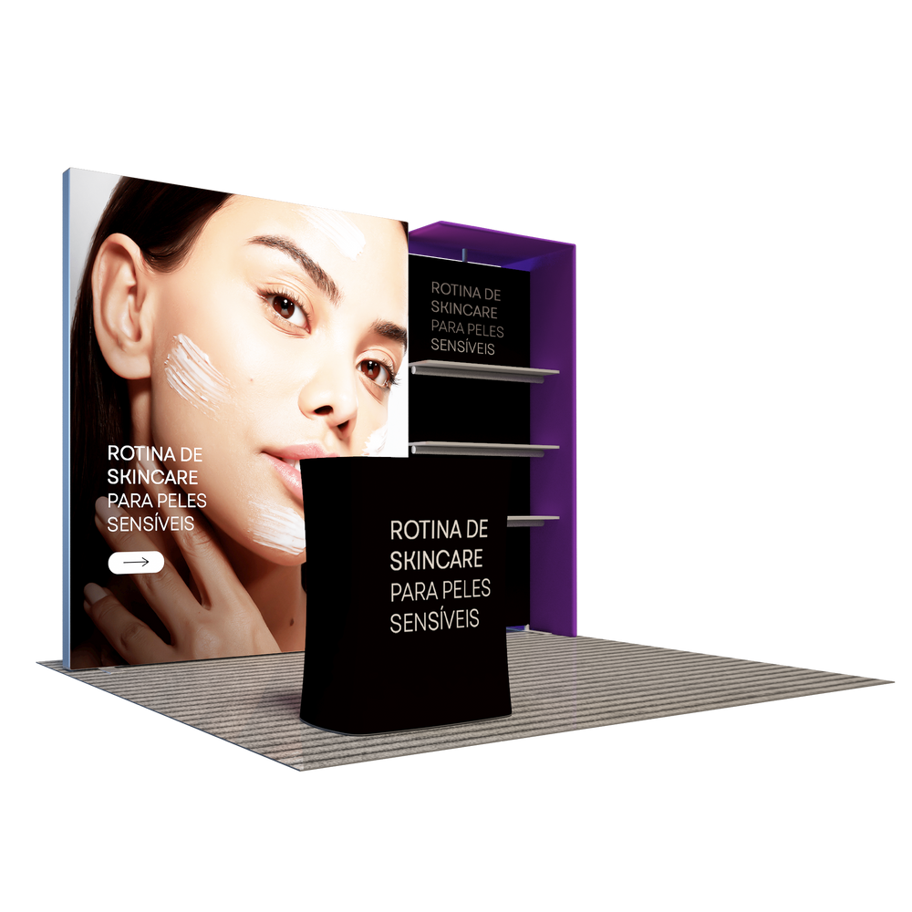 Premier 3m x 3m Messestand – Modell 5