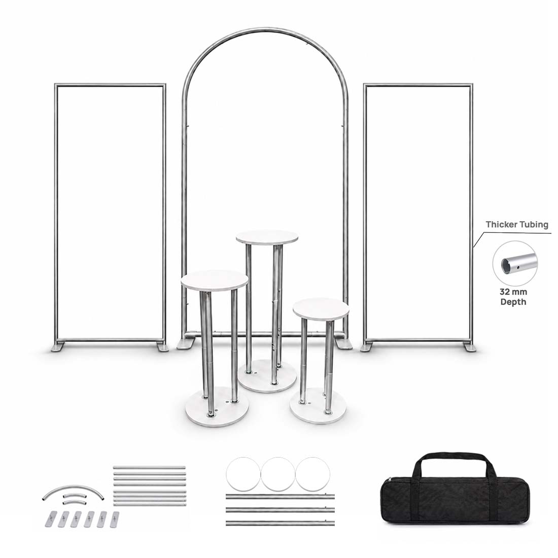 Bogen-Partysets mit Sockel – Modell 3
