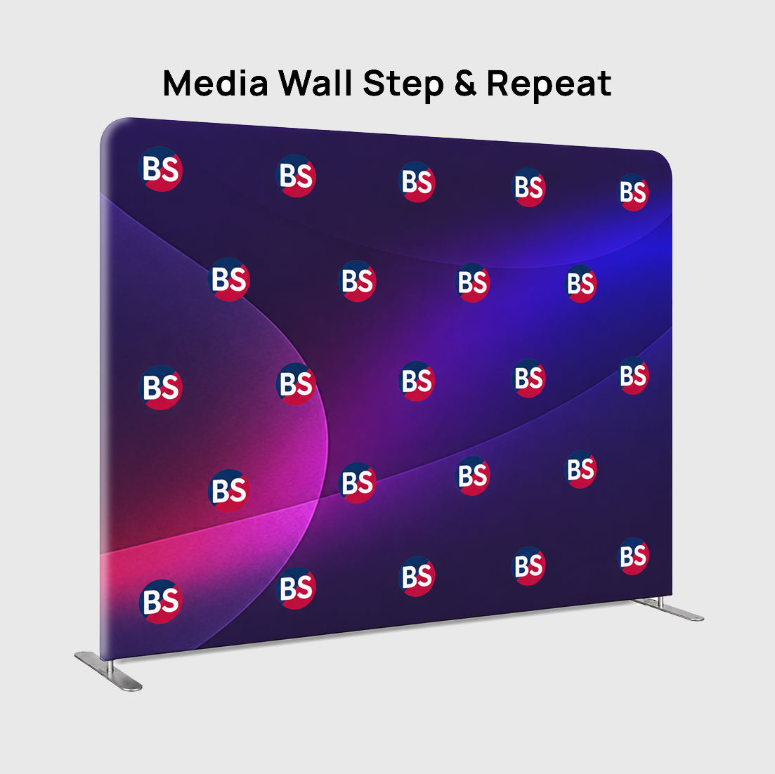 Straight Tension Step & Repeat Media Wall