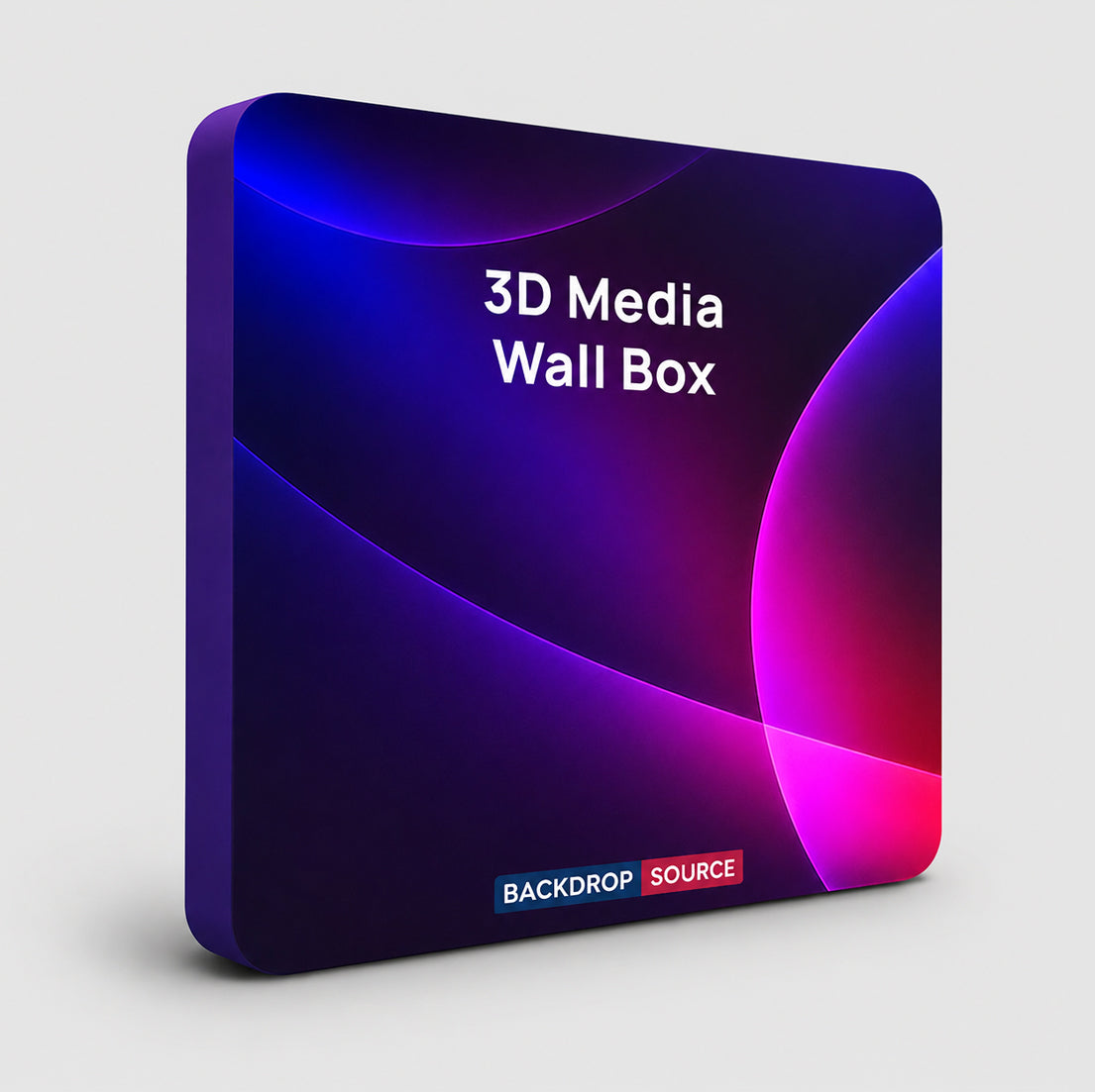 3D Wall Box Fabric Exhibition Display
