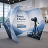 Sechseckige Vogue-Messestand-Einhausung