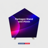 Pentagon Stand with Plinth