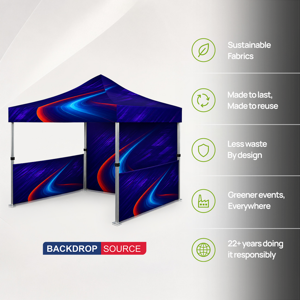 Robustes Stoffpavillonzelt – (3m W x 3m H)