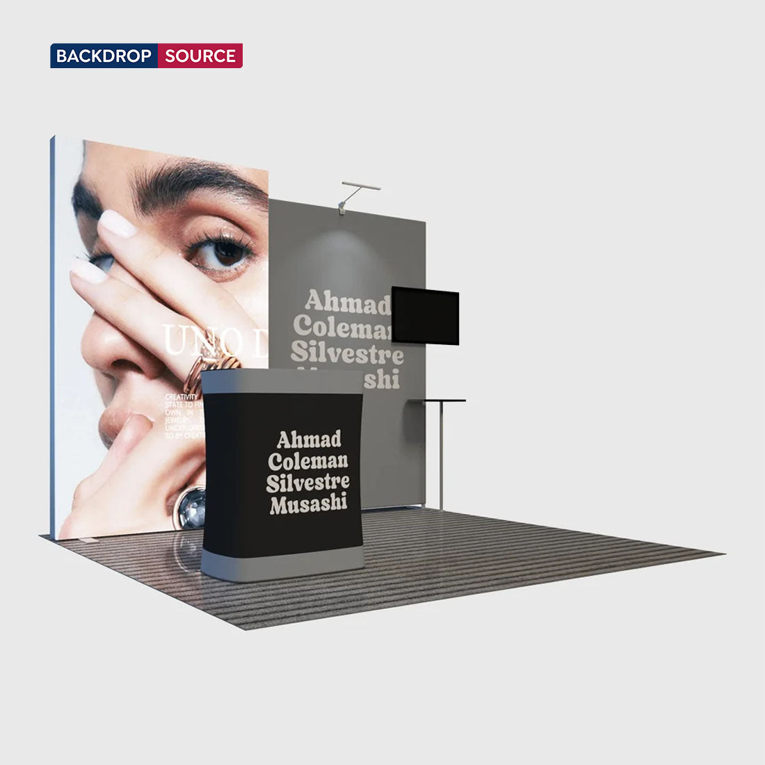 Premier 3m x 3m Messestand – Modell 4