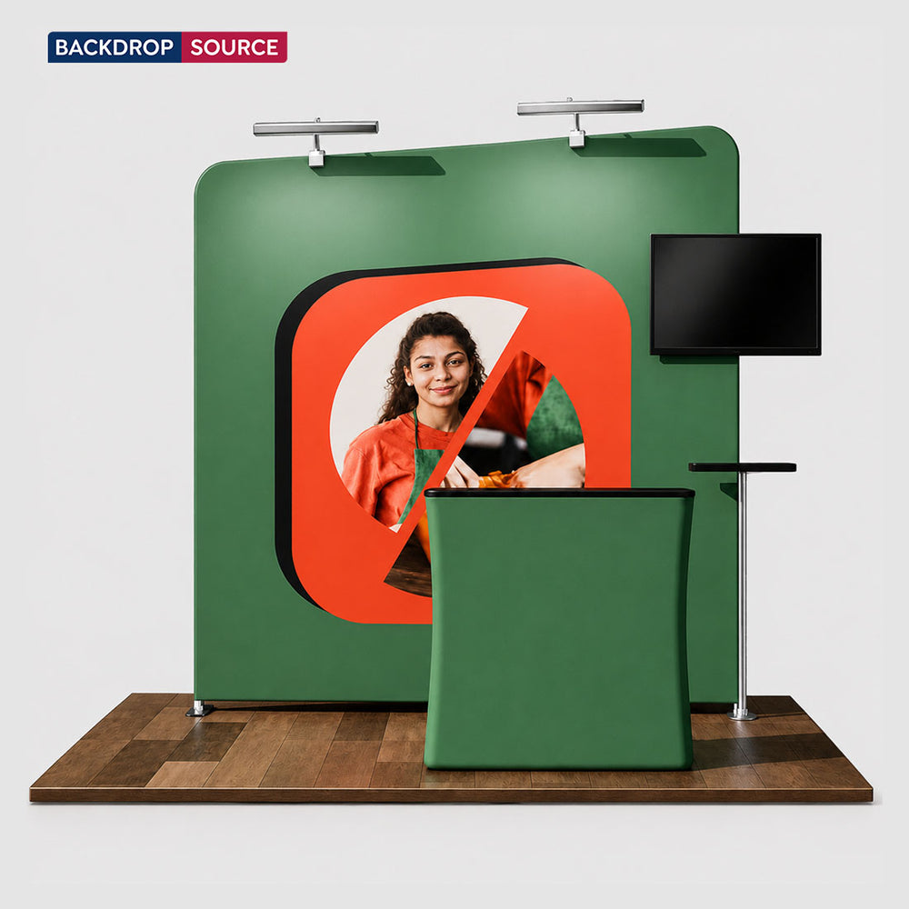 Tragbares Ausstellungsdisplay 3m x 3m – Modell 9