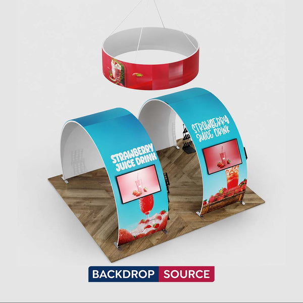 Mobiles Ausstellungsdisplay 3m x 6m – Modell 9