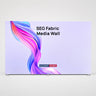 SEG-Stoff-Medienwand – 5m W x 2.5m H