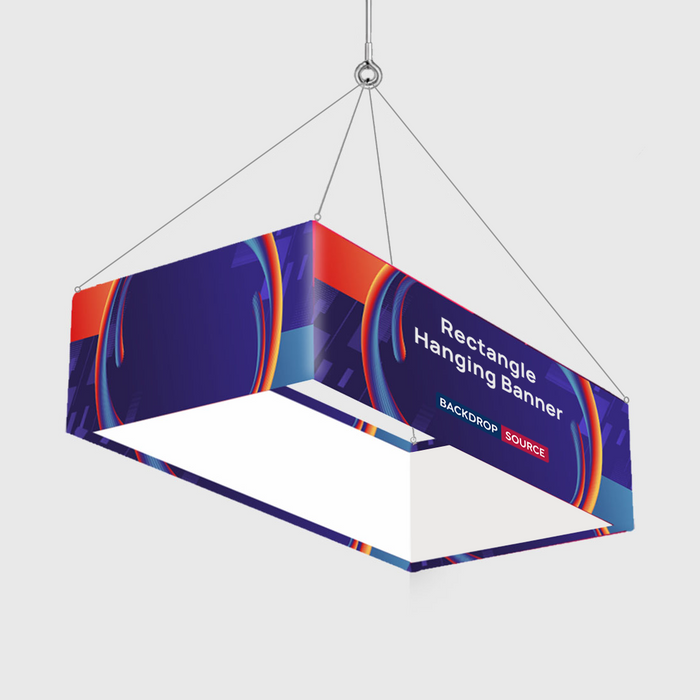 Hängendes rechteckiges Sky-Tube-Banner