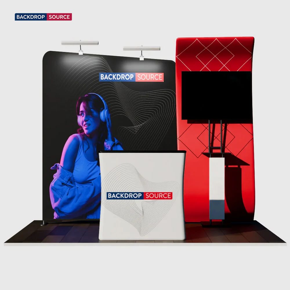 Tragbares Messedisplay 3m x 3m – Modell 12