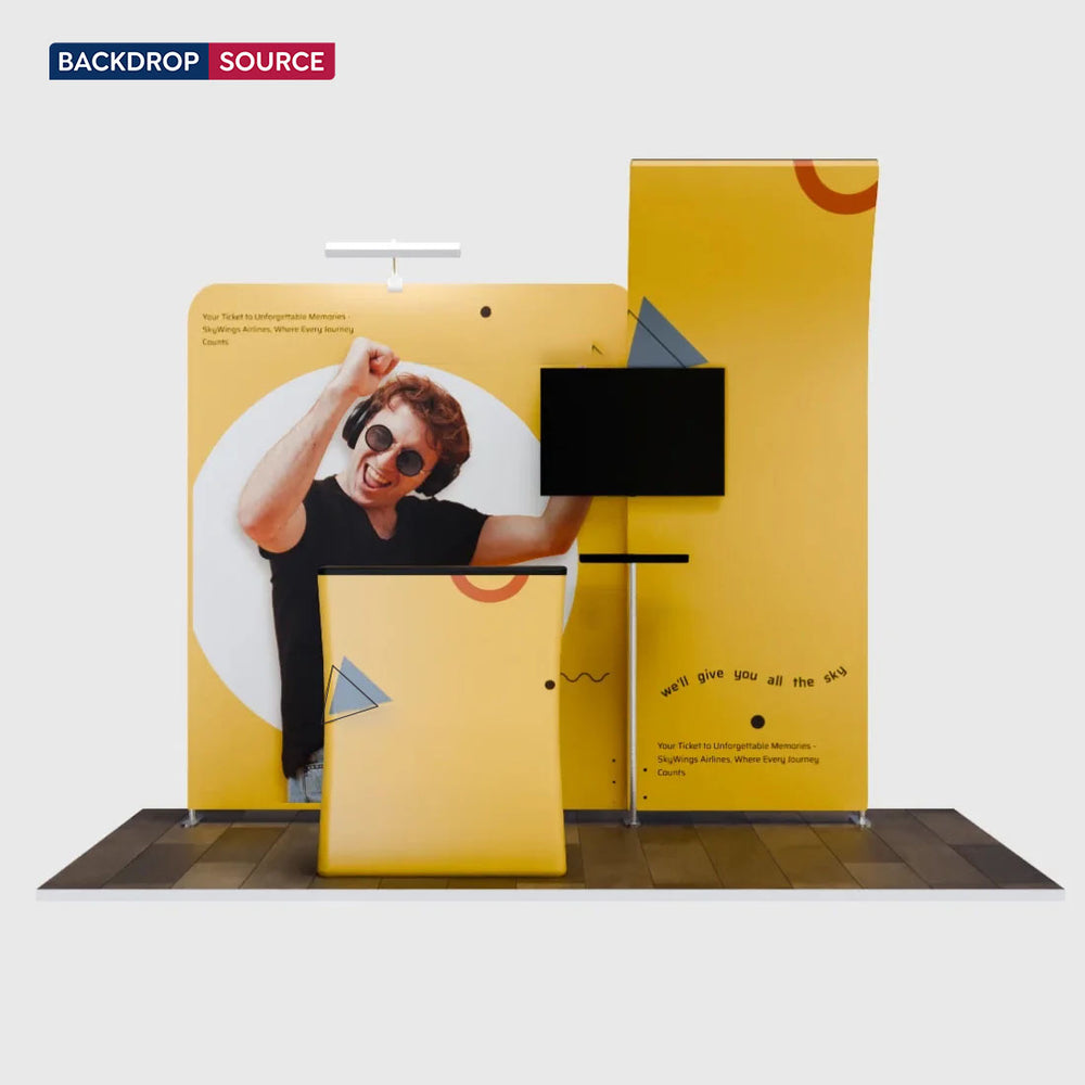 Tragbares Ausstellungsdisplay 3m x 3m – Modell 6