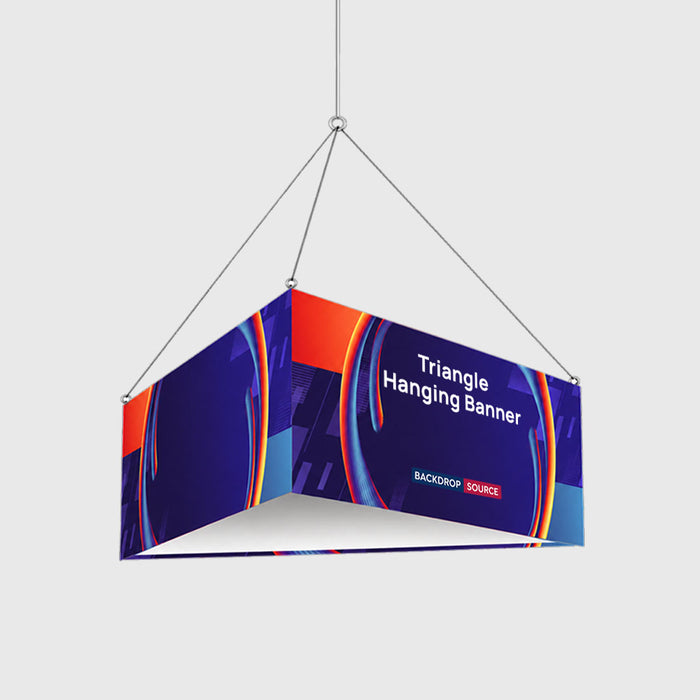 Hängendes dreieckiges Sky-Tube-Banner