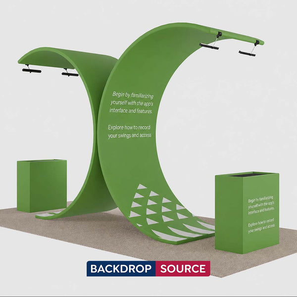 Mobiles Ausstellungsdisplay 3m x 6m – Modell 3