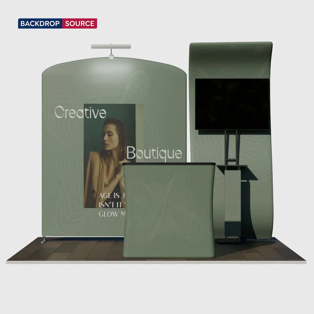 Tragbares Messedisplay 3m x 3m – Modell 11