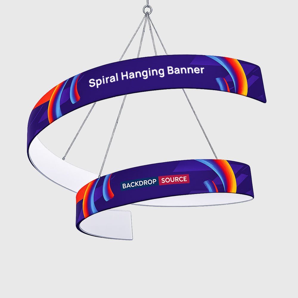 Spiralförmiges Hänge-Banner