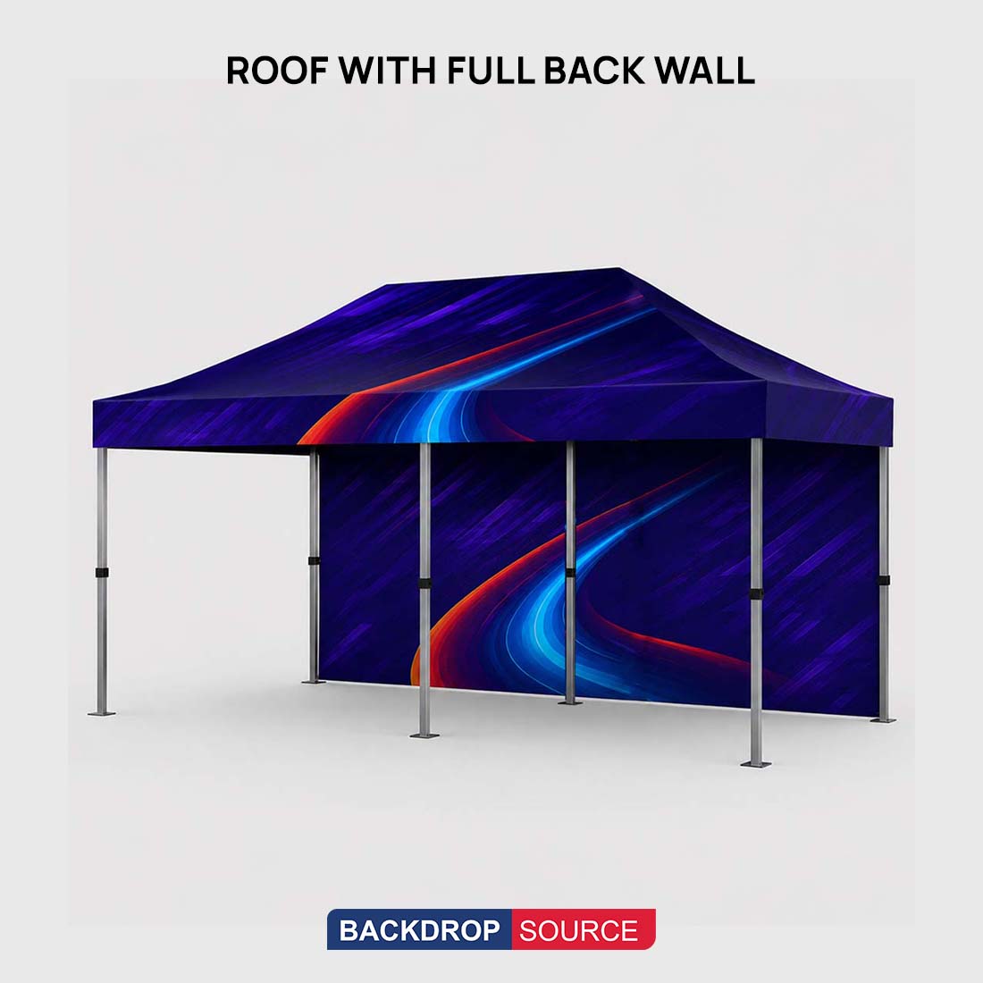 Heavy Duty Fabric Canopy Tent – (6m W x 3m H)