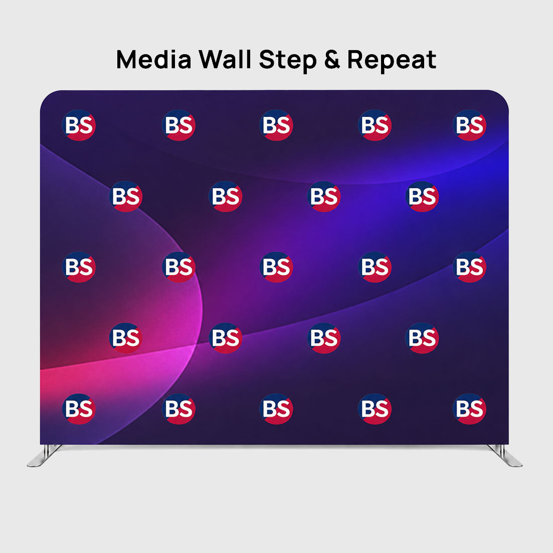 Straight Tension Step & Repeat Media Wall