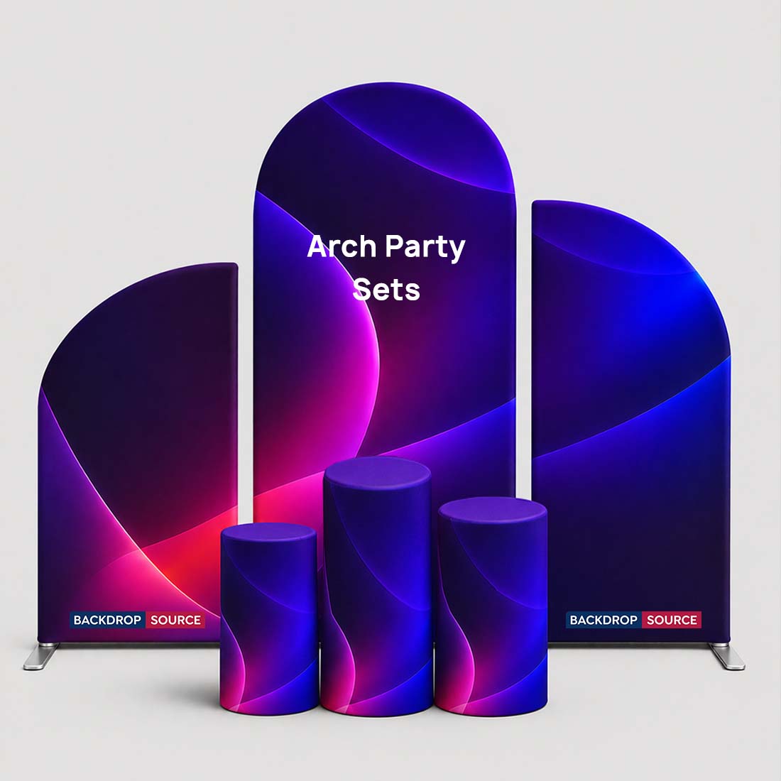 Bogenparty-Sets mit Sockel - Modell 2
