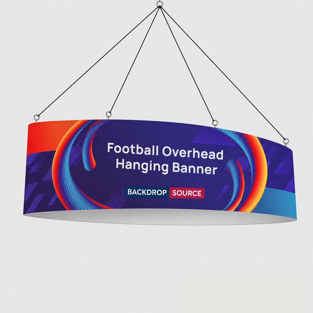 Hängendes Fußball-Überkopf-Banner