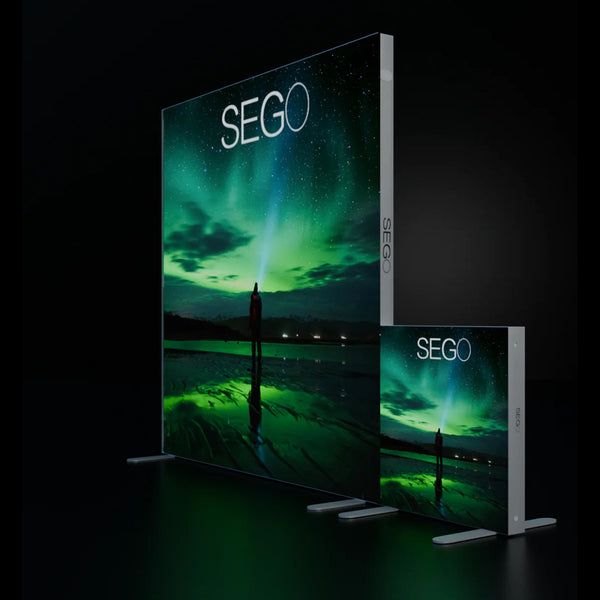 SEGO hinterleuchteter Messestand 3m x 3m – Modell 2