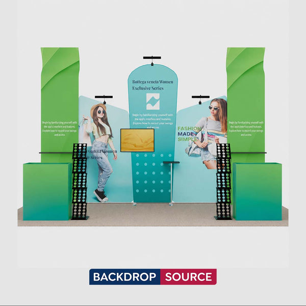 Mobiles Ausstellungsdisplay 3m x 6m – Modell 4