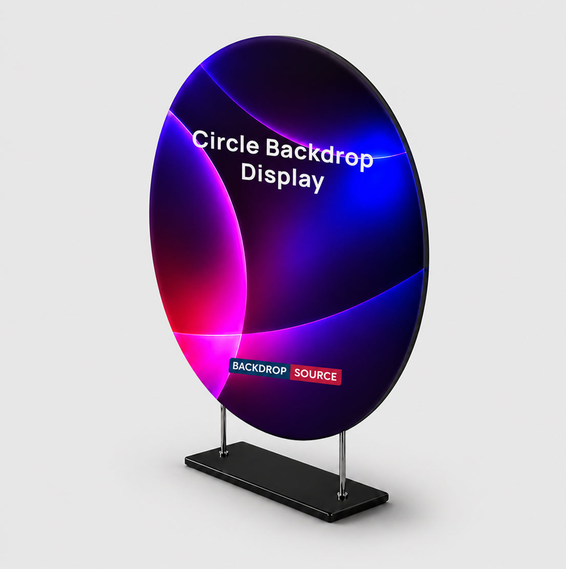 Individuell gestaltetes rundes Stoffhintergrund-Display