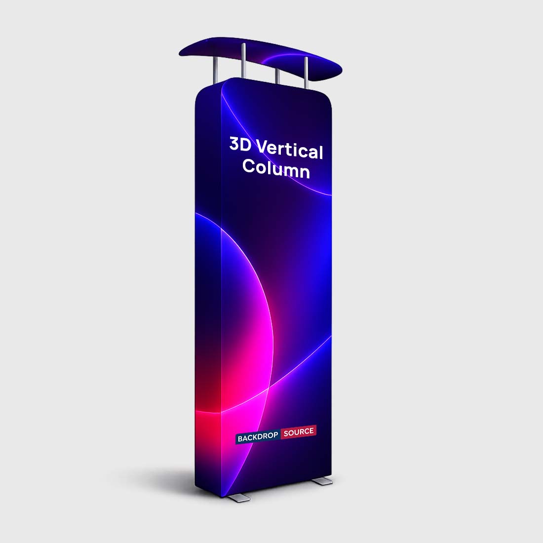 3D-Vertikalsäule mit Kopfblende