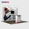 Tragbares Ausstellungsdisplay 3m x 3m – Modell 5