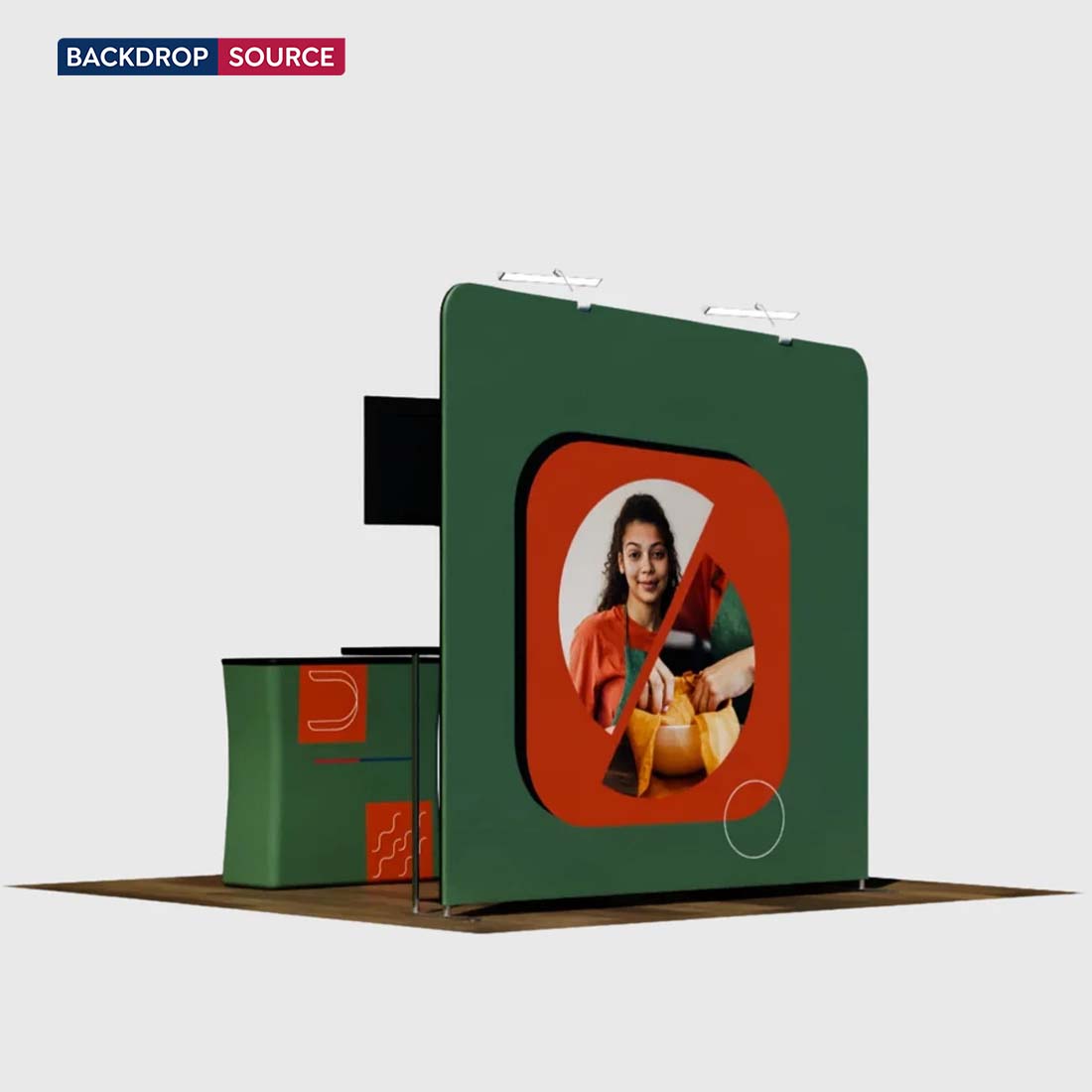 Tragbares Ausstellungsdisplay 3m x 3m – Modell 9