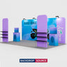 Portable Exhibit Display 3m x 6m - Model 14