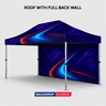 Robustes Stoffpavillonzelt – (4.5m W x 3m H )
