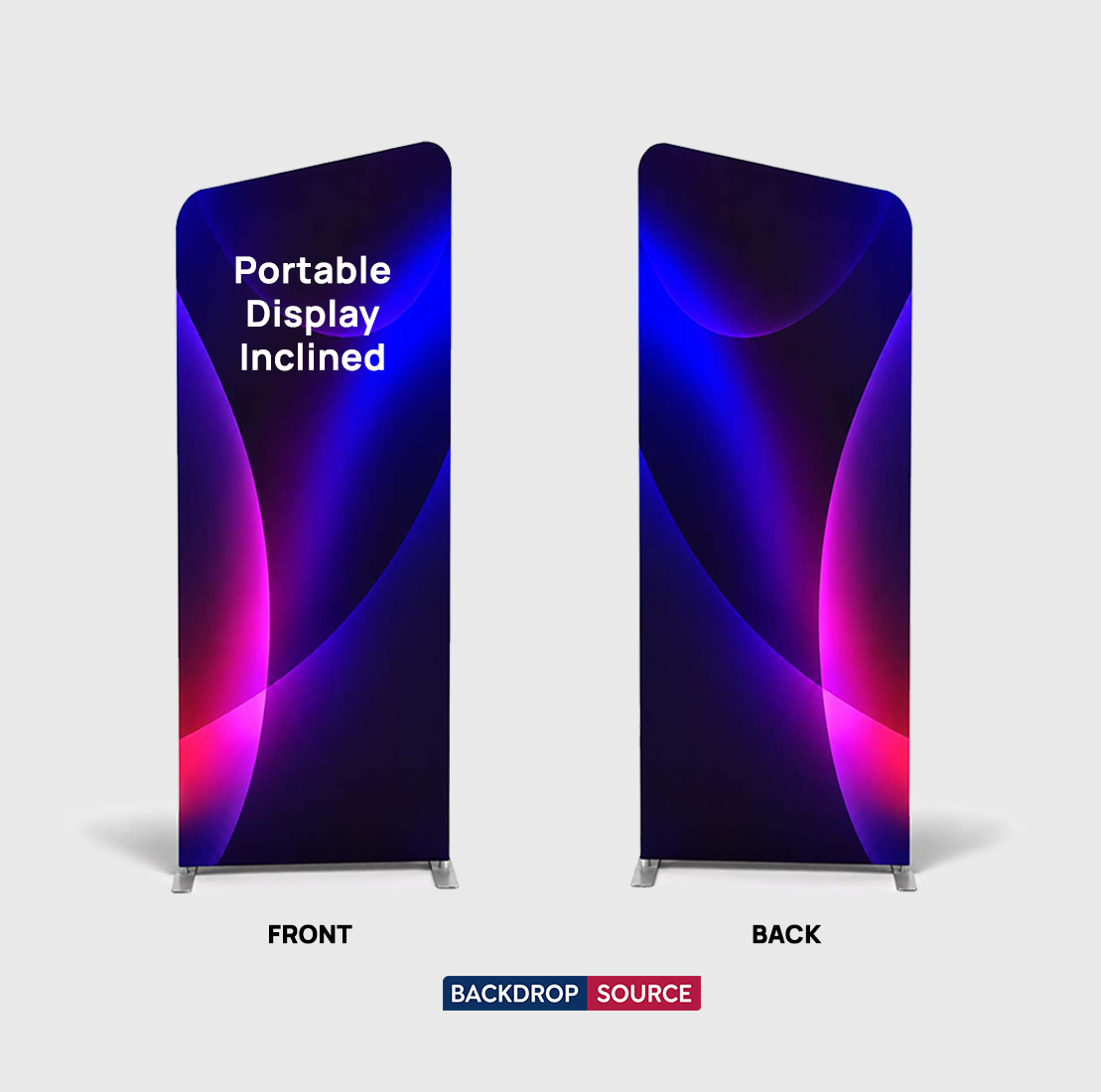 Portable Exhibit Display - Inclined