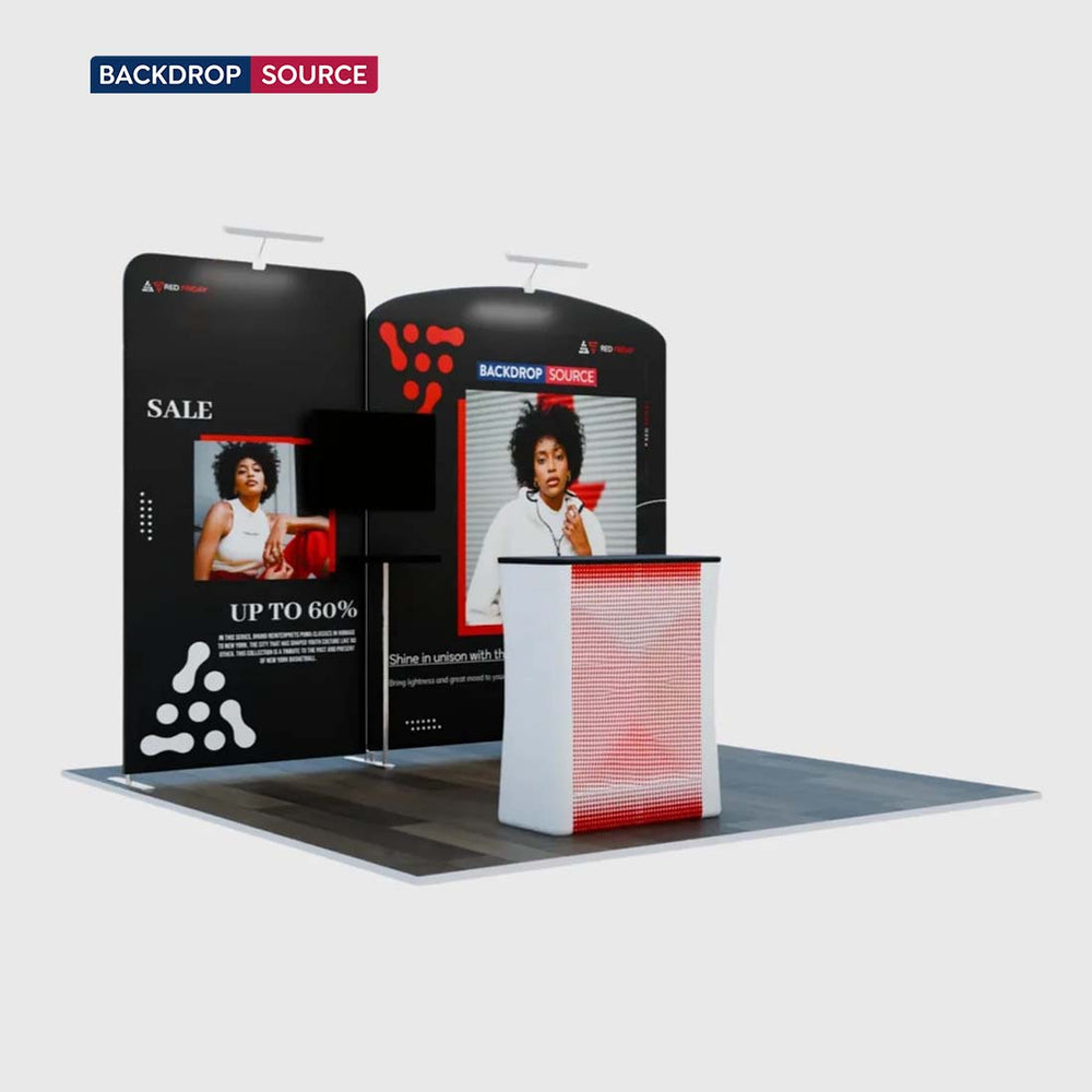 Tragbares Ausstellungsdisplay 3m x 3m – Modell 2