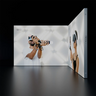 SEGO hinterleuchteter Messestand 3m x 3m – Modell 4