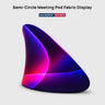 Halbrundes Meeting-Pod-Display aus Stoff