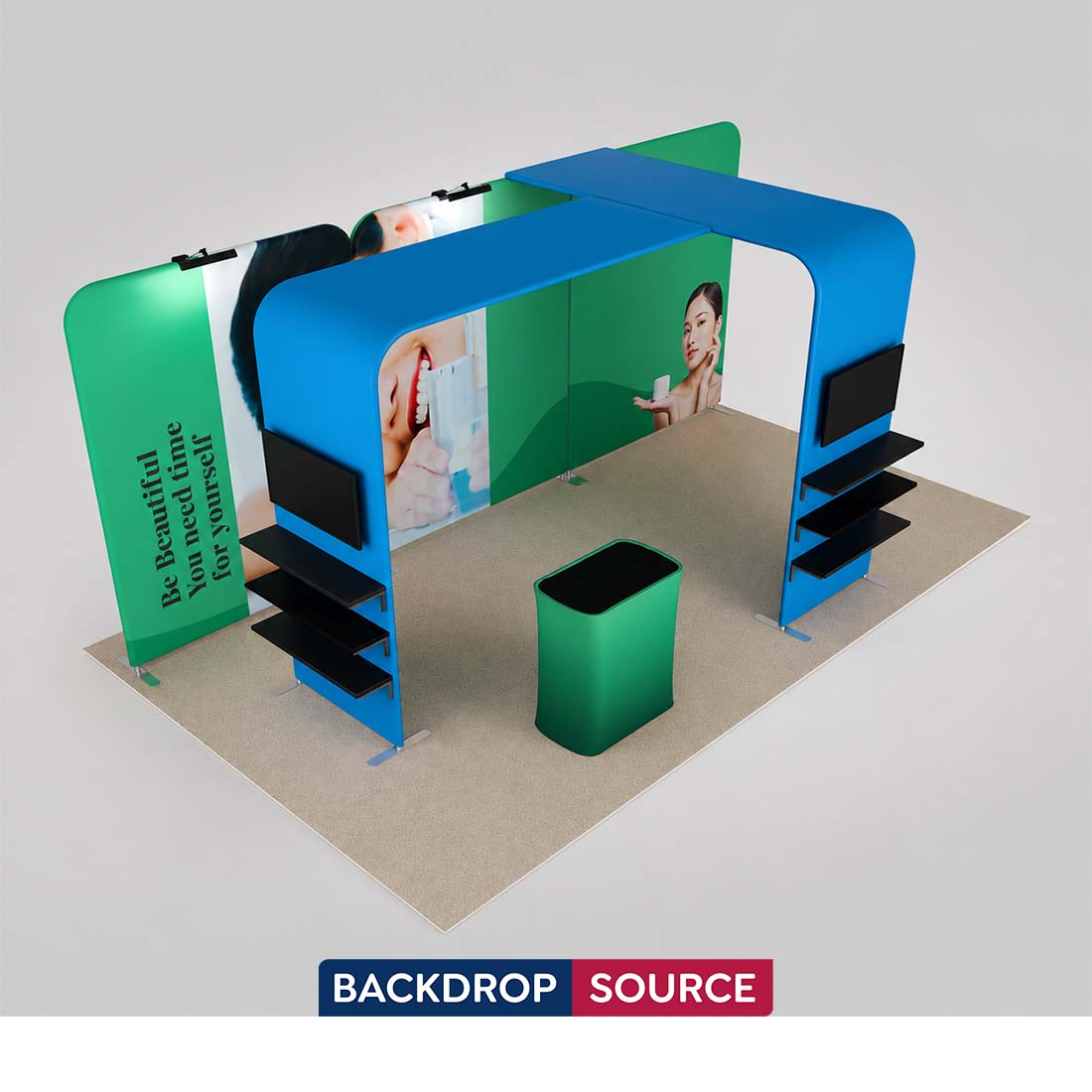 Mobiles Ausstellungsdisplay 3m x 6m – Modell 11