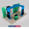Mobiles Ausstellungsdisplay 3m x 6m – Modell 11