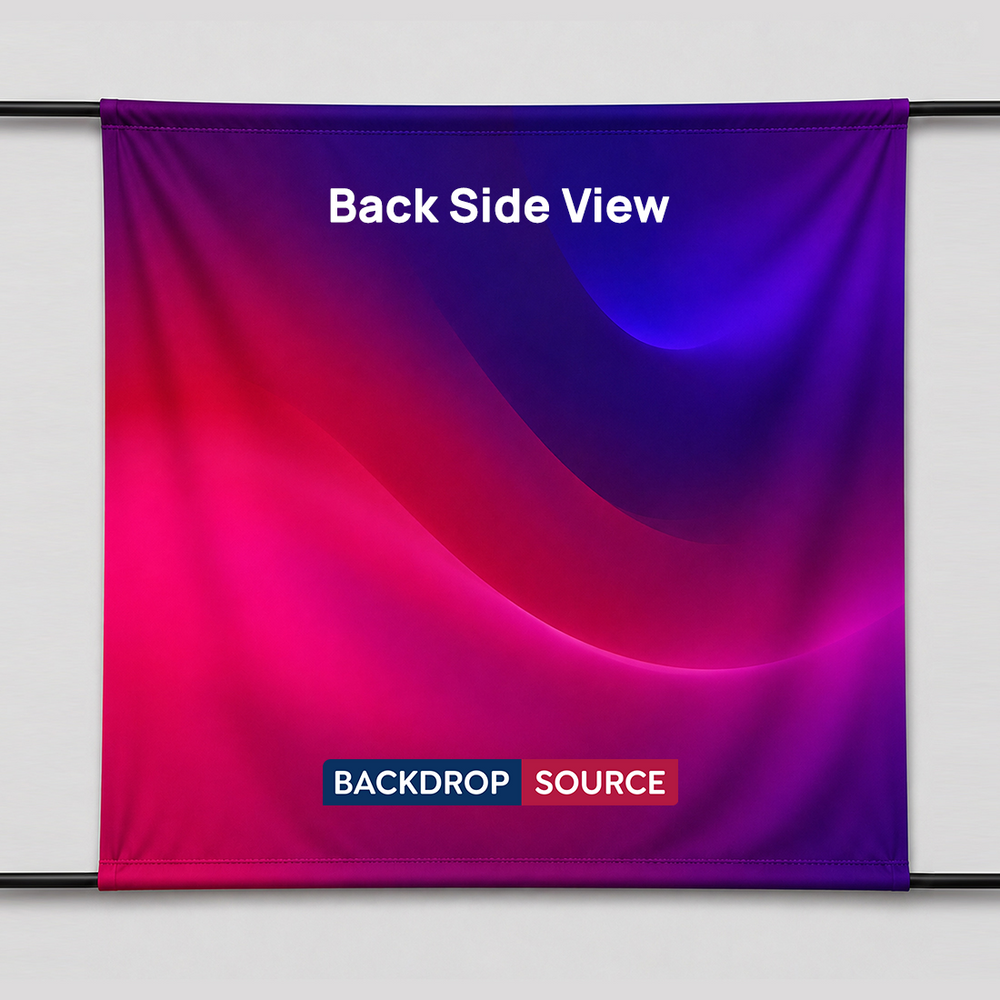Beidseitig blickdichter Polyester-Hintergrundstoff (260 GSM)