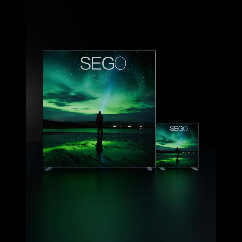 SEGO hinterleuchteter Messestand 3m x 3m – Modell 2