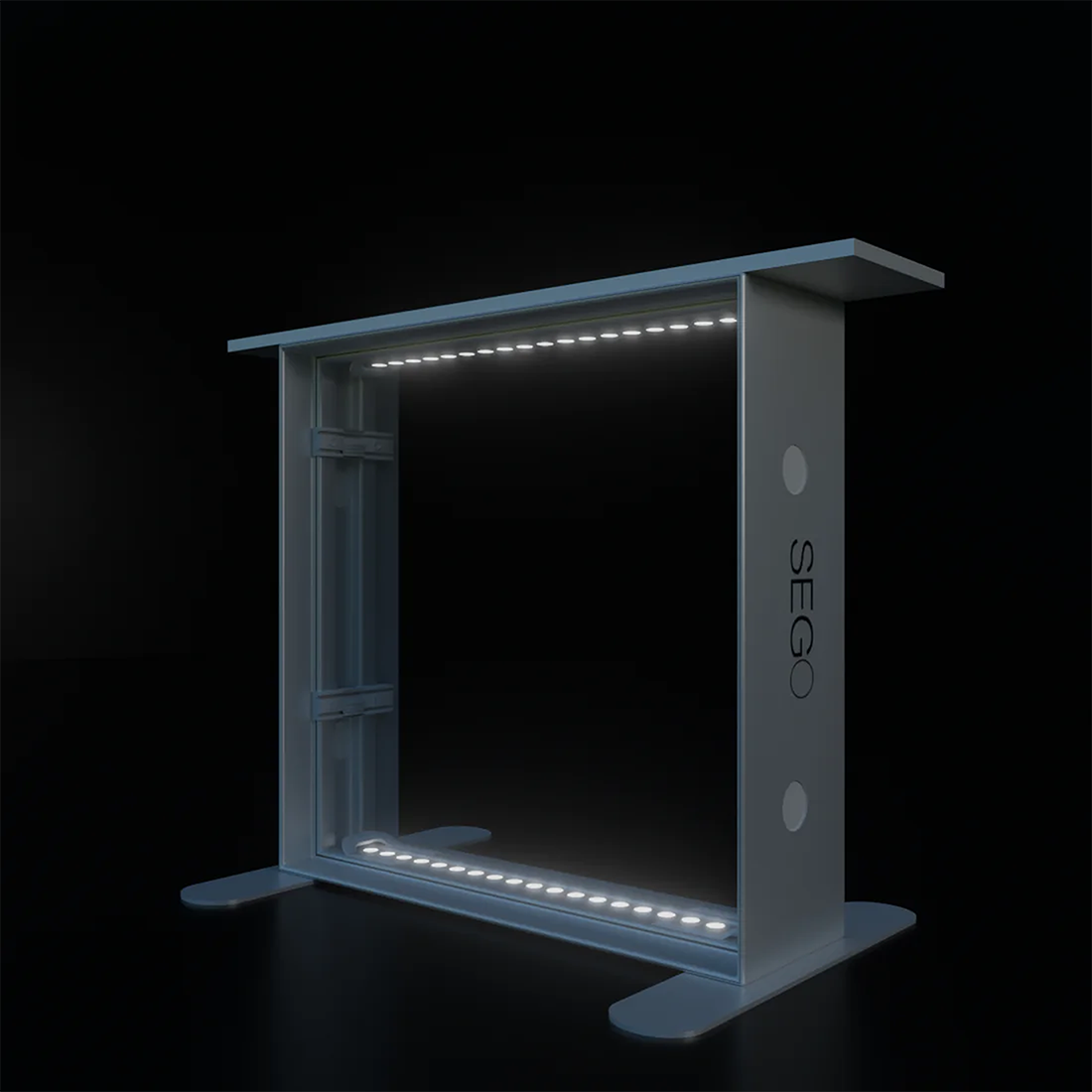 SEGO Fabric Lightbox Counter – 1m W x 1m H