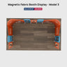 Magnetic Fabric Booth Display - Model 3 (6m x 6m)