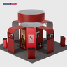 Modular Booth Kits 6m x 6m - Model  06