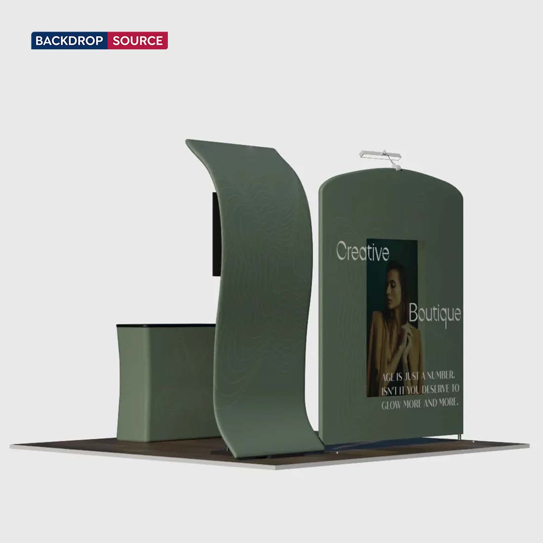 Tragbares Messedisplay 3m x 3m – Modell 11