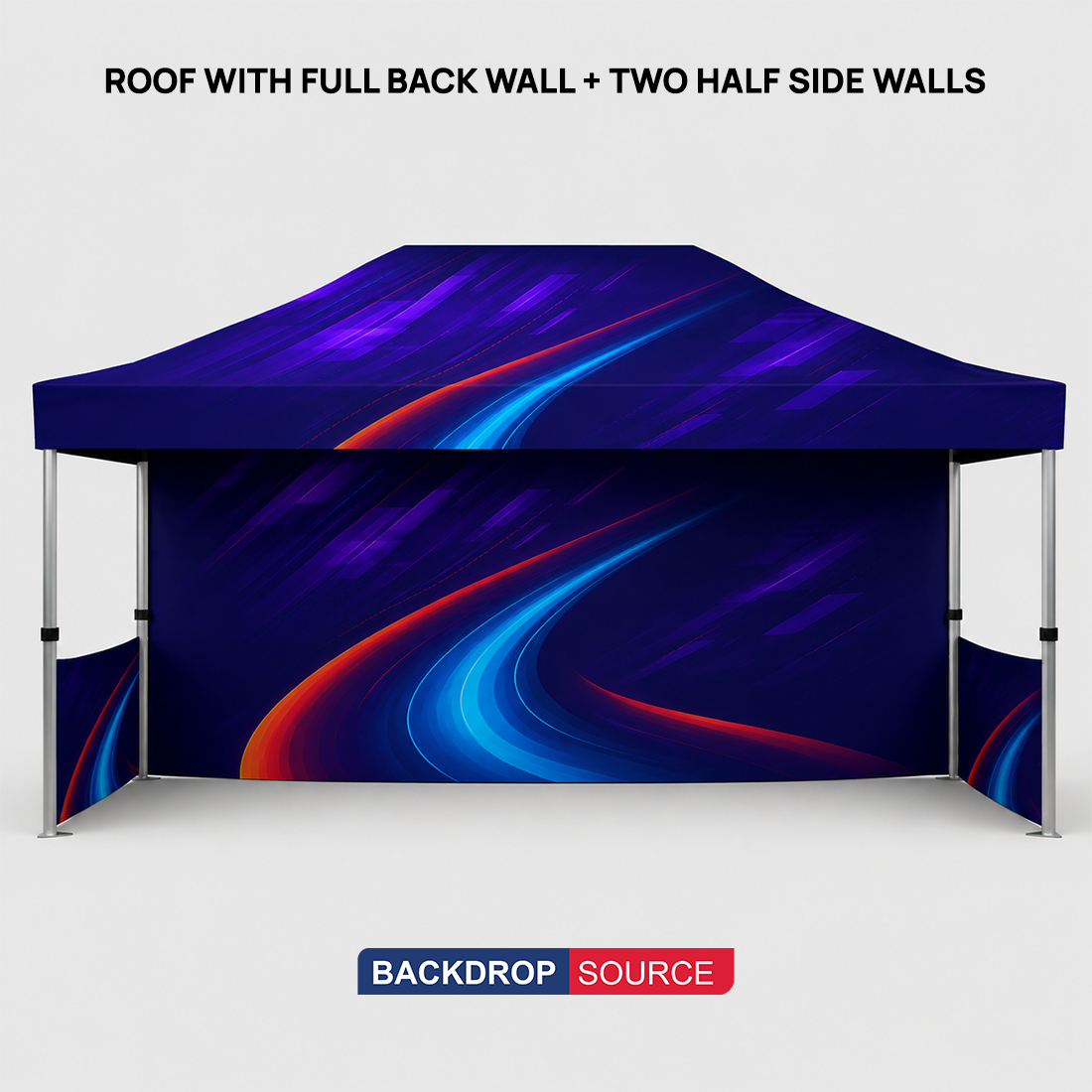 Robustes Stoffpavillonzelt – (4.5m W x 3m H )