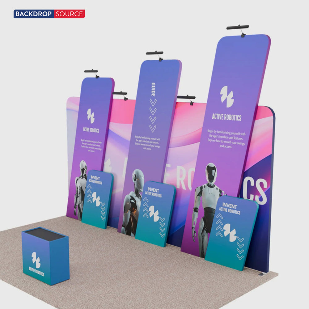 Mobiles Ausstellungsdisplay 6m x 3m – Modell 19