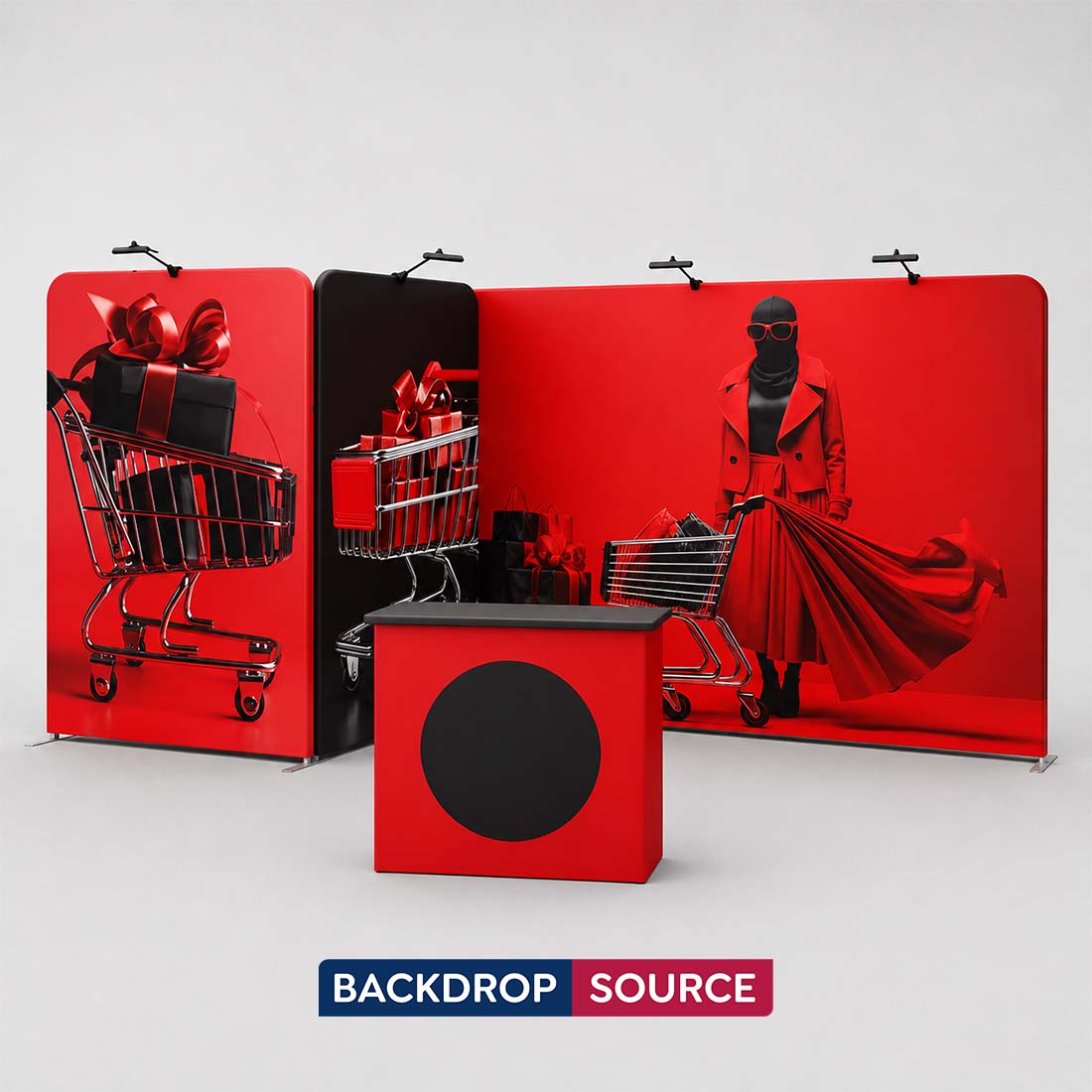 Portable Exhibit Display 3m x 6m - Model 8