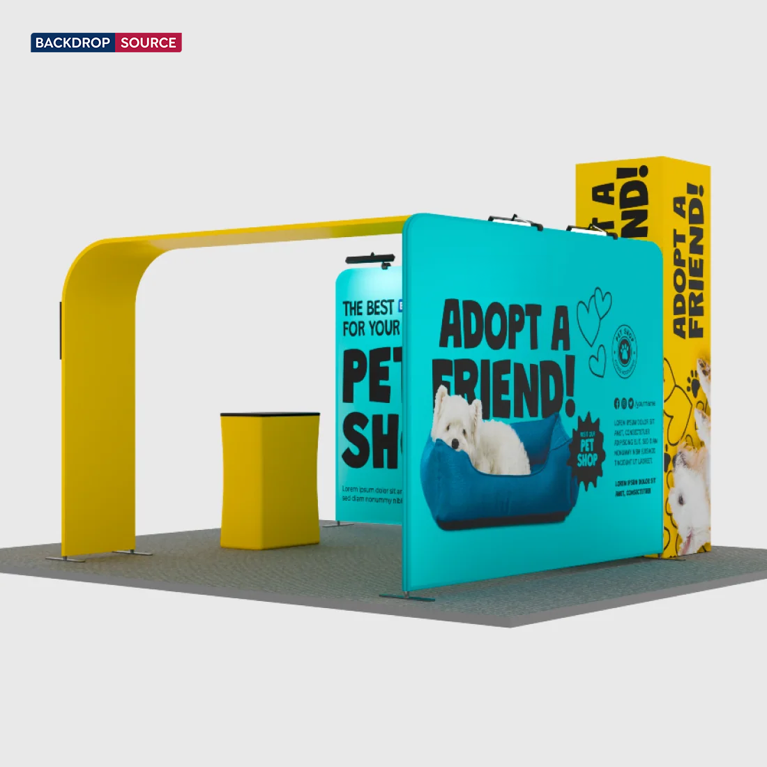 Modular Booth Kits 6m x 6m - Model 01
