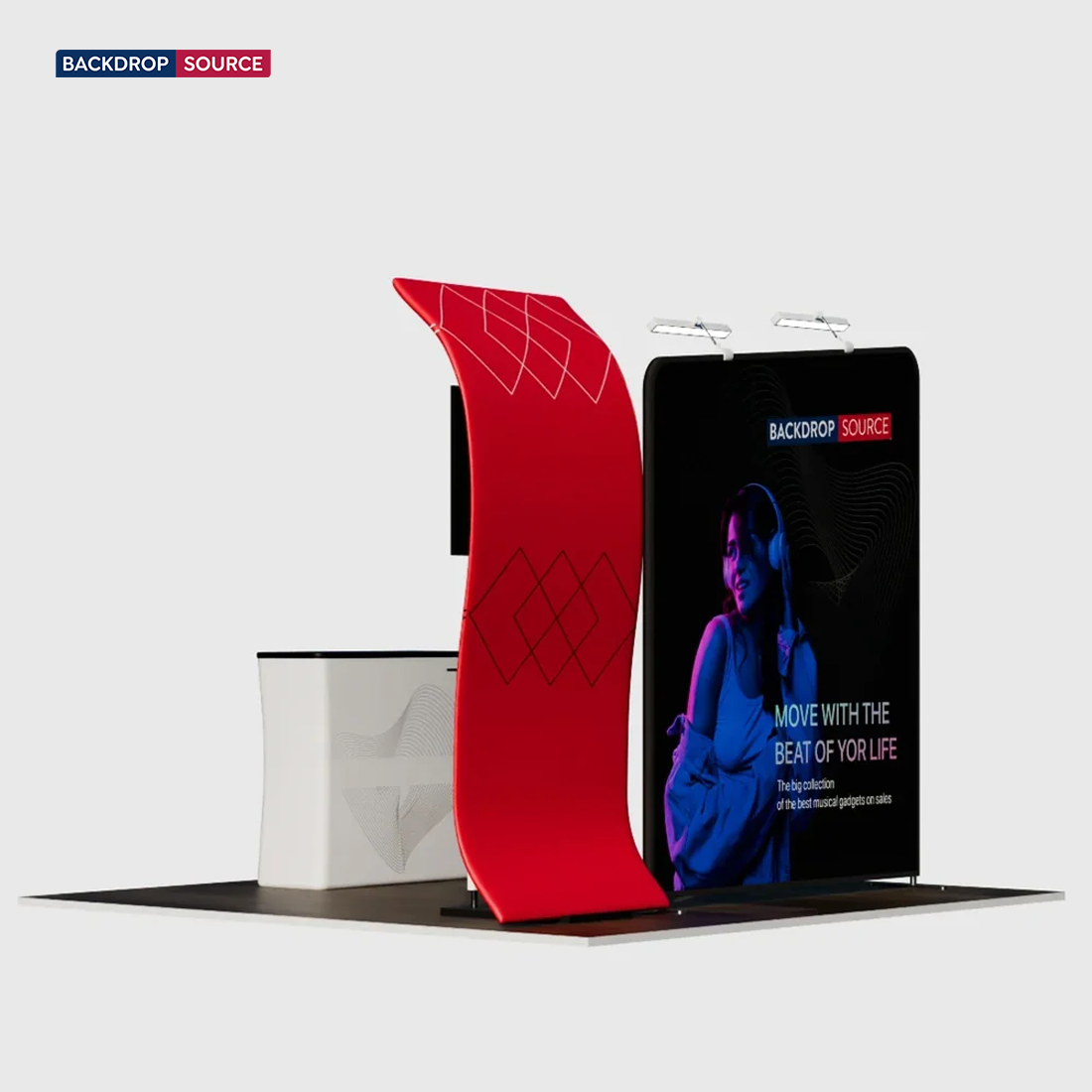 Tragbares Messedisplay 3m x 3m – Modell 12