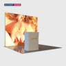 3x3m Backlit SEG Lightbox Wall with LED Counter