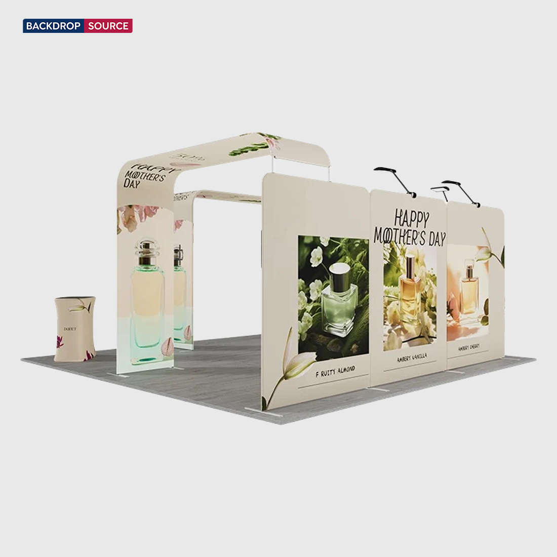 Modulare Messestand-Sets 6m x 6m – Modell 19