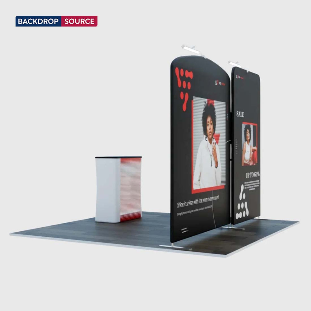 Tragbares Ausstellungsdisplay 3m x 3m – Modell 2
